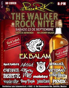 The Walker Rock Nite en Pizza Rock