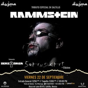 Tributo a Rammstein en Dogma Bar