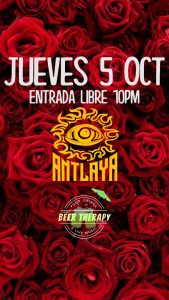 Antlaya y su buen rock alternativo en Beer Therapy
