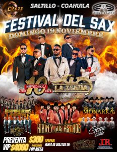 Festival del Sax en El Lienzo Charro