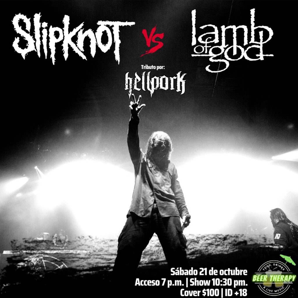 SLIPKNOT vs LAMB OF GOD Tribute by HELLPORK en Beer Therapy