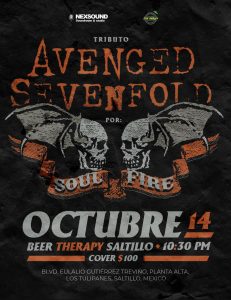 TRIBUTO A AVENGED SEVENFOLD en Beer Therapy
