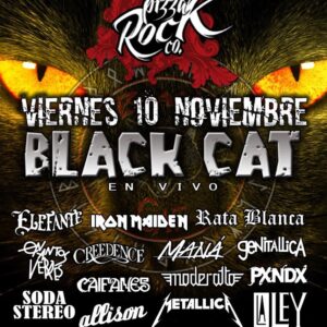 Black Cat en vivo en Pizza Rock