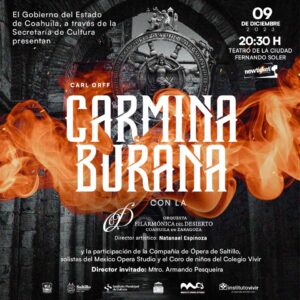 Carmina Burana con La Orquesta Filarmónica del Desierto