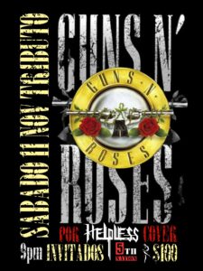 Guns ‘n Roses Tributo by Helpless en Beer Therapy