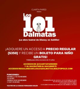 LOS 101 DÁLMATAS en SALTILLO