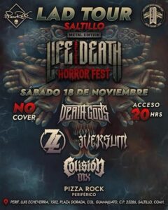 Life After Death Horror Fest en Pizza Rock