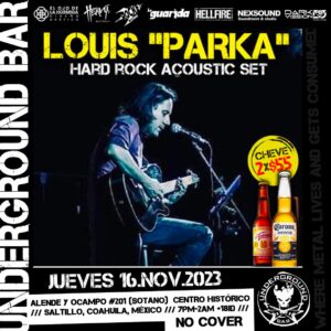 Louis ‘Parka’ en Underground Bar