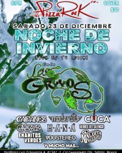 NOCHE DE INVIERNO en Pizza Rock