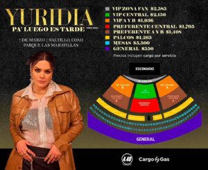 Yuridia en Saltillo