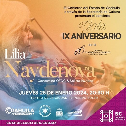 Gala IX Aniversario de la Orquesta Filarmónica del Desierto