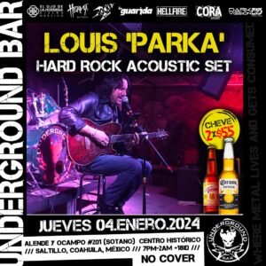 Louis ‘Parka’ en Underground Bar