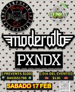 MODERATTO & PXNDX Tributo by BLACK CAT en Beer Therapy