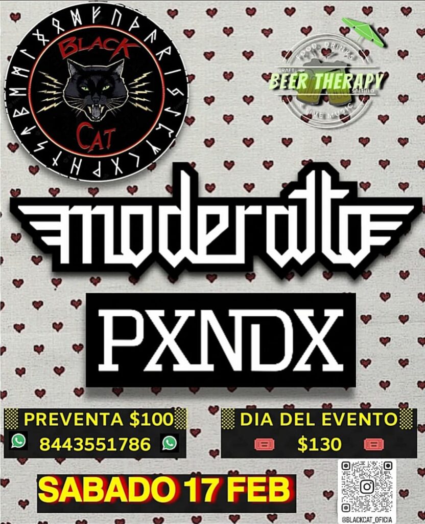 MODERATTO & PXNDX Tributo by BLACK CAT en Beer Therapy
