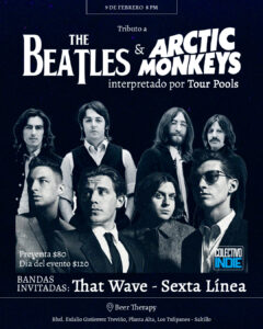 Tributo a The Beatles y Arctic Monkeys en Beer Therapy