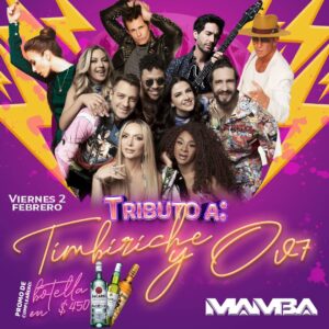 Tributo a Timbiriche y OV7 en Mamba Vivo Bar
