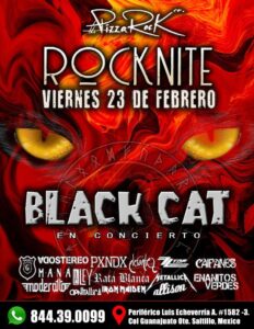 BLACK CAT en Pizza Rock