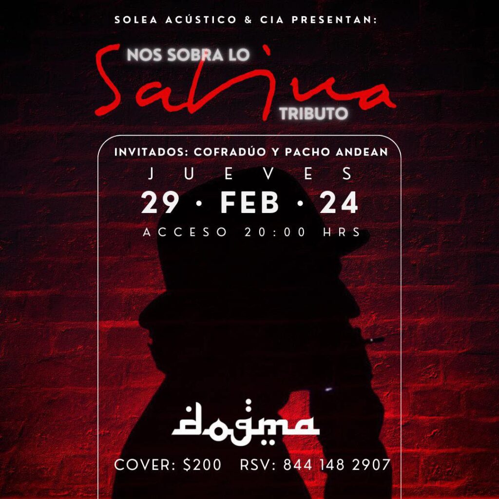 ¡Nos sobra lo Sabina! en Dogma Bar