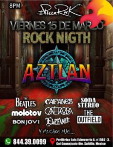 AZTLAN en Pizza Rock