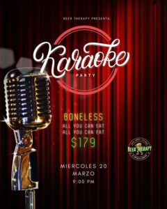 Karaoke Party en Beer Therapy