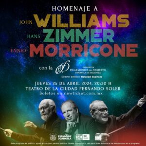 Homenaje a John Williams, Hans Zimmer y Ennio Morricone