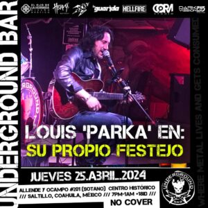 Louis ‘Parka’ en Underground Bar