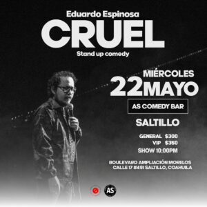 Eduardo Espinosa en AS Comedy Bar