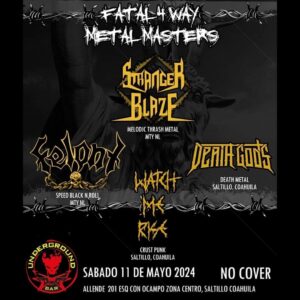 FATAL 4 WAY «METAL MASTERS» en Underground Bar