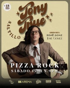 TONY TRUE en Concierto en Pizza Rock