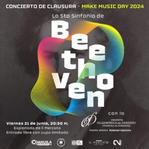 La 5ta. Sinfonía de Beethoven: Concierto de Clausura