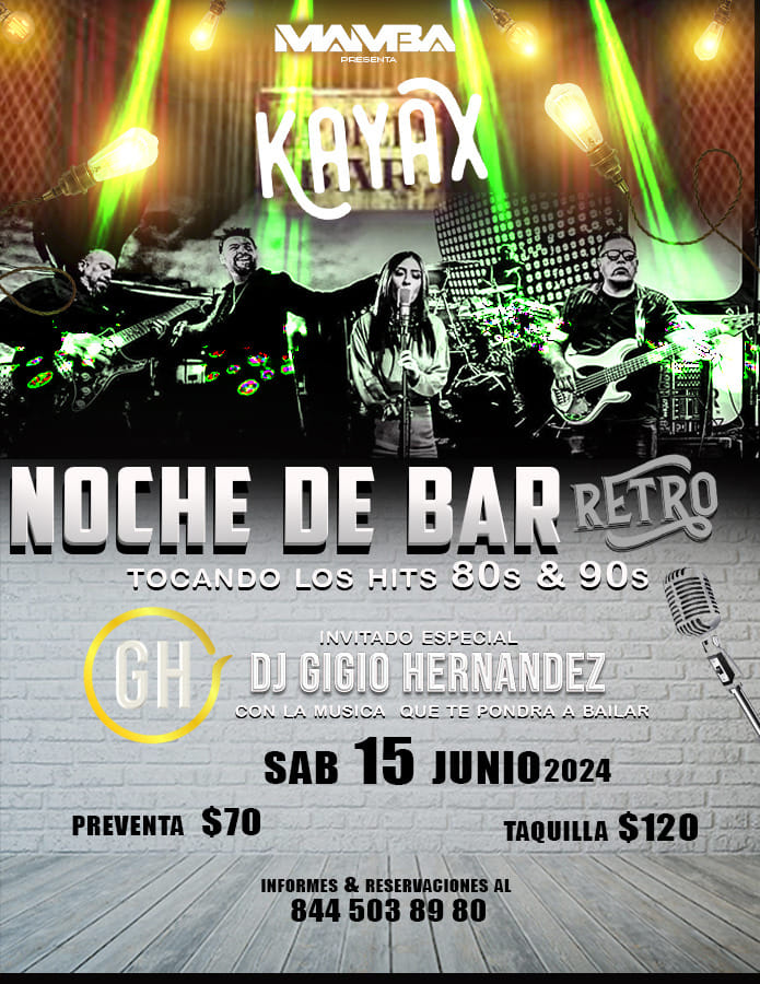 Noche de Bar Retro en Mamba Vivo Bar