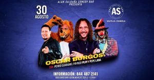 Oscar Burgos en AS Comedy Bar