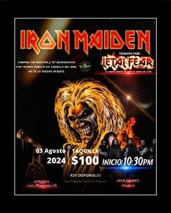 Tributo a Iron Maiden en Beer Therapy