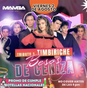 Tributo a Timbiriche en Mamba Vivo Bar