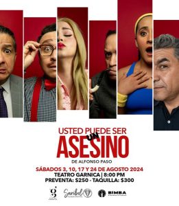 ‘Usted Puede ser Asesino’ en Teatro Garnica