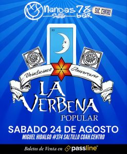 La Verbena Popular en Nandas Bar Saltillo