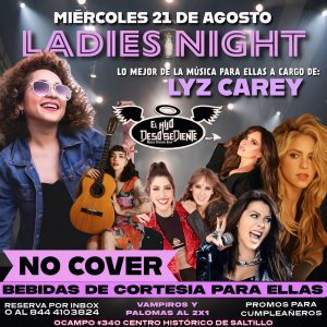 Ladies Night en El Hijo Desobediente