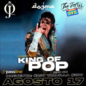 MICHAEL JACKSON – King of Pop en Dogma Bar