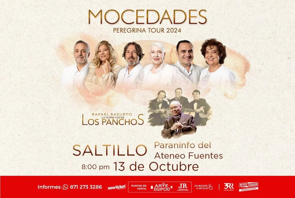 MOCEDADES PEREGRINA TOUR 2024 – SALTILLO