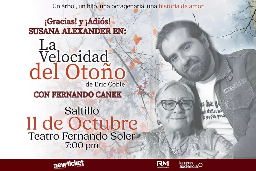 Susana Alexander en «La velocidad del Otoño»