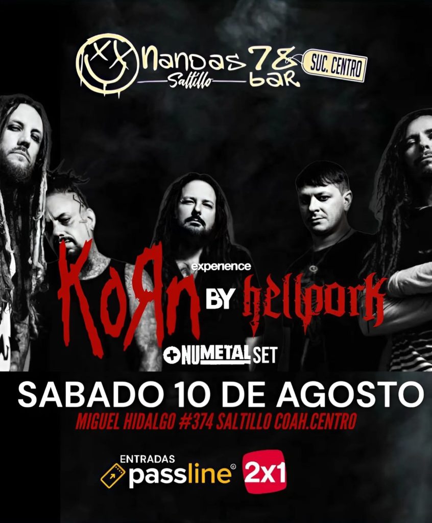 Tributo a Korn en Nandas Bar Saltillo