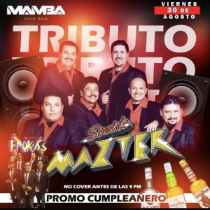 Tributo a Sonido Mazter en Mamba Vivo Bar