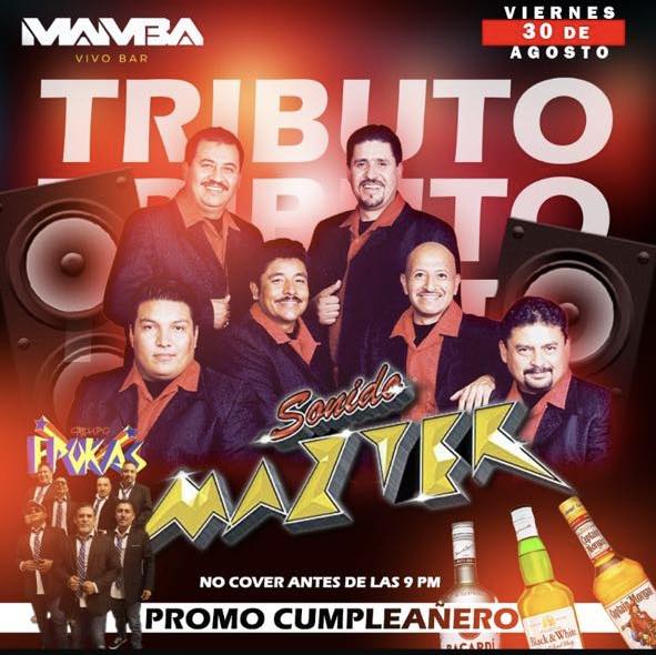 Tributo a Sonido Mazter en Mamba Vivo Bar