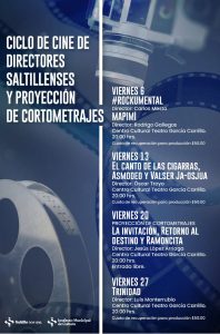 Ciclo de cine de Directores Saltillenses y Proyección de Cortometrajes