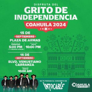 Grito de Independencia Coahuila 2024