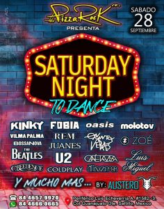Satuday Night Dance en Pizza Rock
