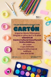 Taller de Manualidades con Cartón