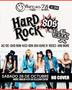 Hard Rock 80tero en Nandas Bar Saltillo