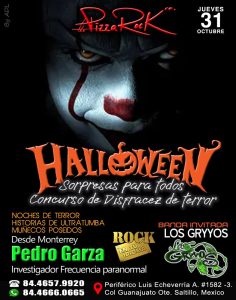 NOCHE DE HALLOWEEN en Pizza Rock