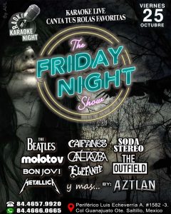 The Friday Night Show en Pizza Rock